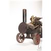 Image 3 : Hand built live steam model tractor farm machinist engine, 22" L X 10" H, includes wooden box