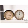 Image 2 : Two vintage pressure gauges, both marked "US GAUGE CO. NEW YORK", including 5 3/4" and 5 1/4" dials