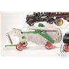 Image 3 : Selection of cast toys including Lesney's Modern Amusements, Case tractor, harvester and water tank 