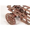 Image 7 : Four vintage cast metal toys including three horse drawn fire engines and one horse drawn US Mail