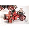 Image 2 : Three decor vintage style fire engines including a boxed set of Wilesco horses