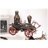 Image 3 : Three decor vintage style fire engines including a boxed set of Wilesco horses
