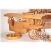 Image 2 : Selection of wooden models of steam engines including Minneapolis Moline steam tractor model on trai