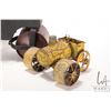 Image 2 : Three hand made steam style tractors including large 16" L X 12" H