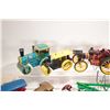 Image 4 : Large selection of miscellaneous toys including die-cast tractors, tin toys, games, vintage plastic 