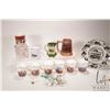Image 1 : Selection of steam related cups, plates, thimbles etc.