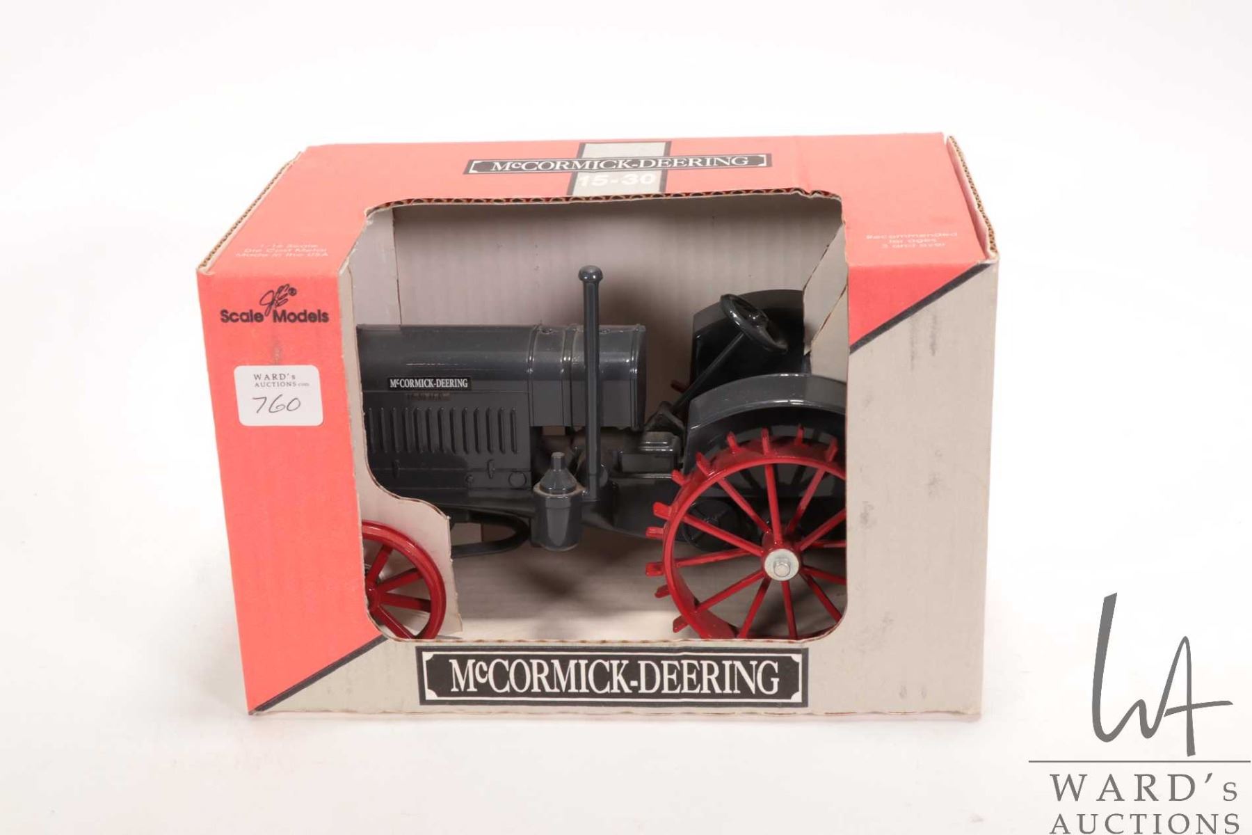 Deering Scale Scale Models McCormick-Deering 15-30 tractor, die- cast 1:16 scale with ...