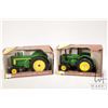 Image 1 : Two Ertl John Deere die-cast 1:16 scale Tractors including 1953 Model D tractor and 1956 Model 820 D