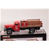 Image 4 : Four die-cast 1:34 scale die-cast vehicles including International 1949 KB-8 Stake truck, 1957 Inter