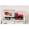 Image 5 : Four die-cast 1:34 scale die-cast vehicles including International 1949 KB-8 Stake truck, 1957 Inter
