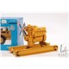 Image 2 : NZG CAT die-cast 3208 1:10 scale engine model on homemade frame and a Ertl Mighty Movers Caterpillar