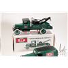 Image 4 : Three Ertl and one First Gear B-A themed die-cast toys including two money banks, all with original 