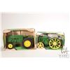 Image 1 : Two Ertl 1:16 scale die-cast John Deere Tractors including Model D and Model M, both in original box