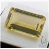 Image 2 : 62.72 ct Certified Lemon Quartz Gemstone with certificate provided by consignor