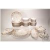 Image 1 : Selection of Elite Works Limoges china including eleven each of 9 3/4", 7 1/2" and 6 1/2" plates, si