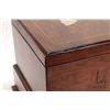 Image 10 : Antique Celesta music box with seventeen punched steel music discs, in fruit wood case with flip top