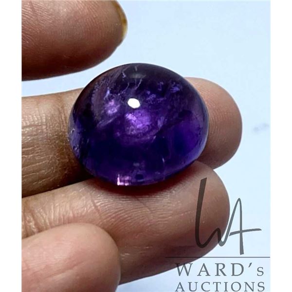 23.15 ct Certified Amethyst Gemstone with certificate provided by consignor