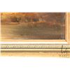 Image 3 : Berger gilt framed oil on board painting of a Dutch windmill and forge scene, artist signed, 9" X 11