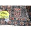 Image 3 : 100% handmade Iranian wool carpet "Zanjan" with center medallion, stylized animals and floral design