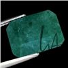 Image 3 : 5.35 ct Certified Emerald Gemstone with certificate provided by consignor