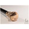 Image 13 : Antique presentation walking stick with gold plated, intricately decorated and engraved top " Presen
