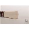 Image 4 : Antique rosewood walking stick with elephant ivory top and tip, 36 1/2" in height  Note: Canadian bu