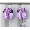 Image 1 : 13.43 ct Certified Pink Kunzite Gemstone Pair with certificate provided by consignor