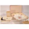 Image 4 : Two trays of French ivory dresser pieces including hand mirrors, hair brush, hair receiver, jeweller