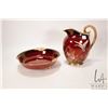 Image 1 : Two pieces of Carltonware Rouge Royale including 10" diameter footed bowl and 9" tall "Mallard Duck"