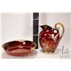 Image 2 : Two pieces of Carltonware Rouge Royale including 10" diameter footed bowl and 9" tall "Mallard Duck"