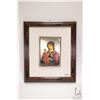 Image 1 : Framed plaque of the Madonna and Child, labelled on verso "925% Silver", overall dimensions includin