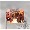 Image 1 : 7.53 ct Certified Untreated Imperial Topaz Gemstoe with certificate provided by consignor