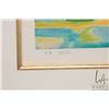 Image 3 : Mouly, Marcel, gilt framed lithograph print "Le Port Jaune, 1992" pencil signed by artist proof out 