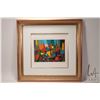 Image 1 : Mouly, Marcel, gilt framed lithograph print " Les Marins Grec, 1994" pencil signed by 176 /275, over
