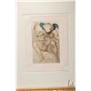 Image 2 : Dali, Salvador, gilt framed woodcut in colour "Purgatory Canto 15", 10" X 6 1/2", overall dimensions