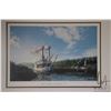 Image 2 : Two framed Alberta transportation prints including "Steamer Northcote @ Fort Edmonton, 1875", overal