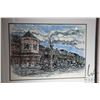 Image 3 : Two framed Alberta transportation prints including "Steamer Northcote @ Fort Edmonton, 1875", overal