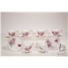 Image 1 : Six matching floral motif china cups and saucers