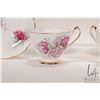 Image 2 : Six matching floral motif china cups and saucers