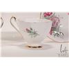 Image 3 : Six matching floral motif china cups and saucers