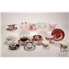 Image 1 : Nine teacups and saucers, two demitasses plus a Royal Winton cream and sugar