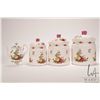 Image 1 : Royal Albert Old Country Roses three piece canister set and a nightlight