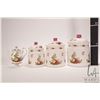 Image 2 : Royal Albert Old Country Roses three piece canister set and a nightlight