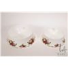 Image 1 : Two Royal Albert Old Country Roses pet feeding dishing including 6" and 8"