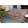 Image 2 : Kravet Furniture Inc. striped upholstered 80" couch with complimenting parlour chair