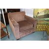 Image 3 : Kravet Furniture Inc. striped upholstered 80" couch with complimenting parlour chair