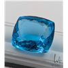Image 1 : 58.80 ct Certified Blue Topaz Gemstone with certificate provided by consignor