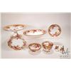 Image 1 : Selection of Royal Chelsea Gold Rose china including 9 1/2" diameter comport, 10" open vegetable dis