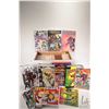Image 1 : Short box of comics including "Transformers", "X-Men", "Simpsons", etc