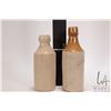 Image 3 : Two vintage stoneware bottles including"Felix . J. Quinn" Soda Water, Halifax N.S" and "Pink's None 